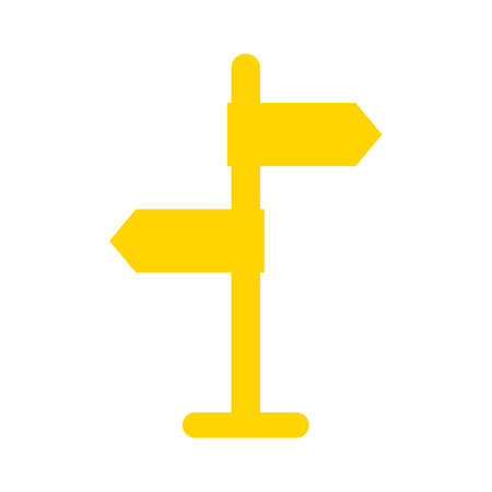 direction sign iconのイラスト素材