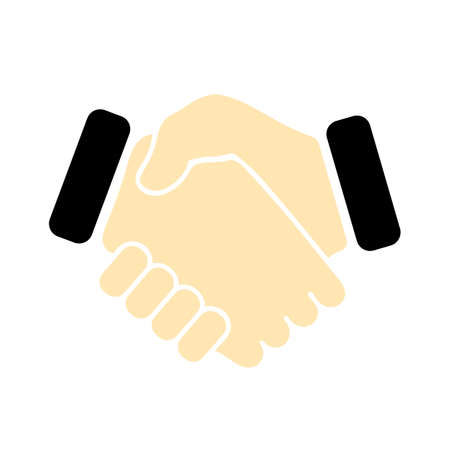 handshake iconのイラスト素材