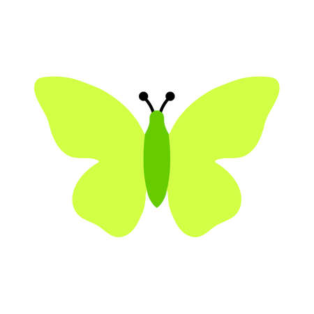 butterfly iconのイラスト素材
