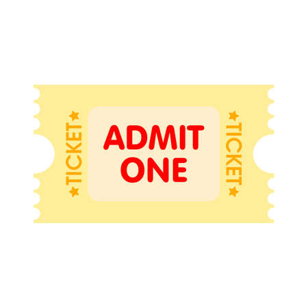 Admit one iconのイラスト素材