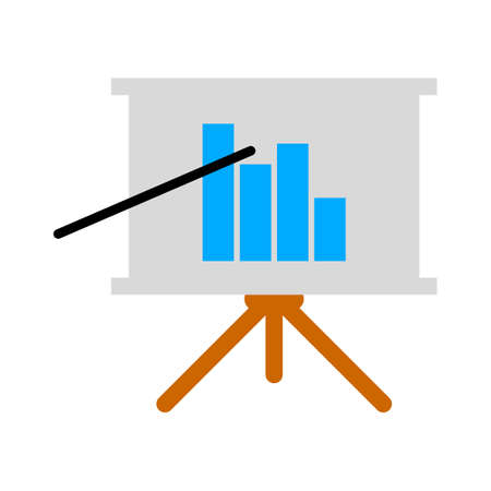 chart board iconのイラスト素材
