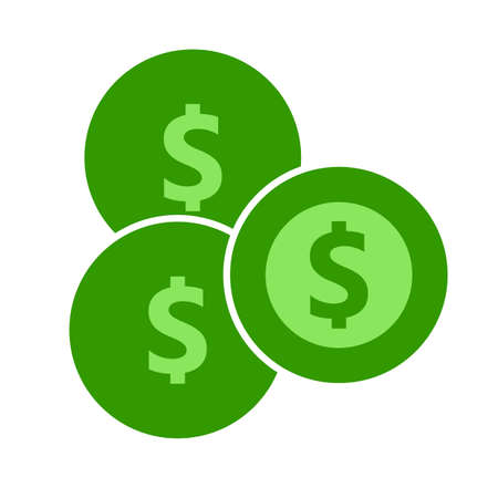 coins iconのイラスト素材