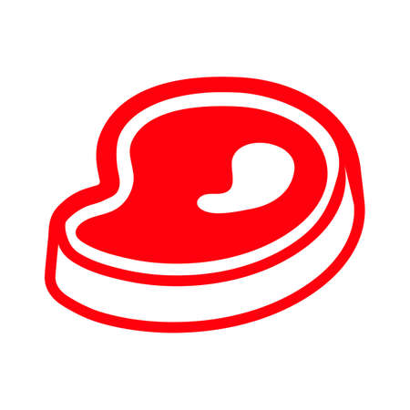 steak iconのイラスト素材