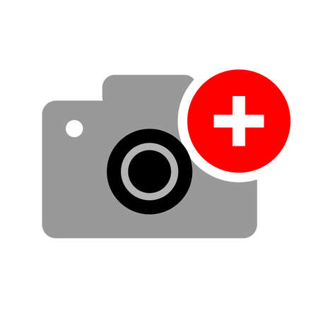 camera iconのイラスト素材