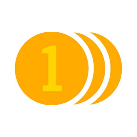 coins iconのイラスト素材