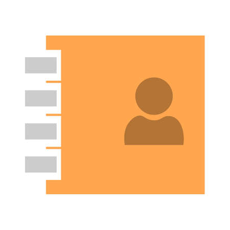 phone book iconのイラスト素材