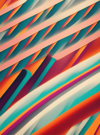 abstract background with some diagonal stripes in it (3d render)の素材