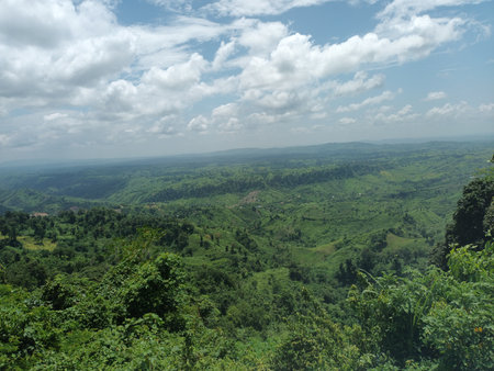 Mountain view in Khao Kho, Phetchabun, Thailandの写真素材