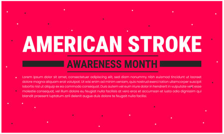 American Stock Market Brochure Flyer Template Design Vector Illustrationのイラスト素材