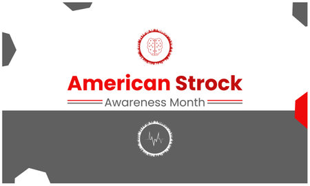 American stroke awareness monthのイラスト素材