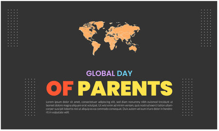 Global Day of Parents poster templetのイラスト素材