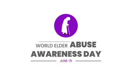 World Elder Abuse Awareness Day background or banner design template. World Aids Awareness Day Vector Design Illustration For Celebrate Momentのイラスト素材