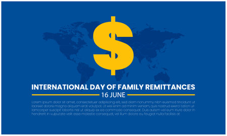 International Monetary Fund (International Fund) banner design template. Vector illustration.のイラスト素材