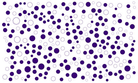 Abstract background with circles, dots, speckles and blots. Halftone pattern. Vector illustration.のイラスト素材