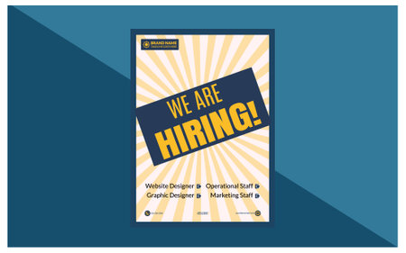 summer sale flyer design with sunburst background in blue and yellowのイラスト素材