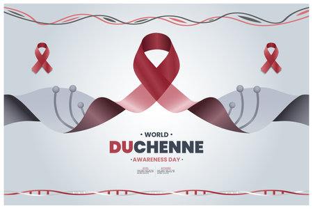 Duchenne Awareness Day Design. Vector Illustration. EPS10のイラスト素材