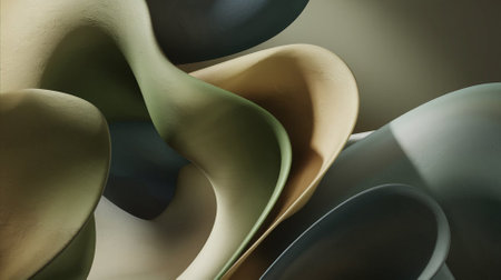 Colorful abstract background, close-up of the surface of the plateの素材