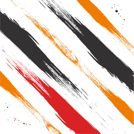 Vector seamless pattern with brush strokes and stripes. Grunge background.のイラスト素材