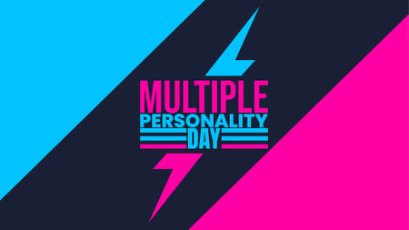 Understanding the Mind â Multiple Personality Day Templateのイラスト素材