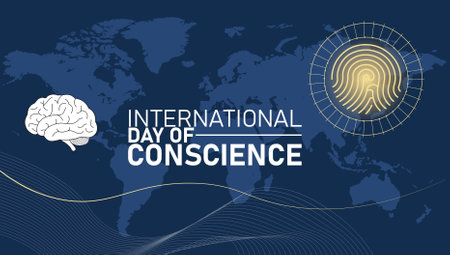 International Day of Conscience, Building a World of Integrityのイラスト素材