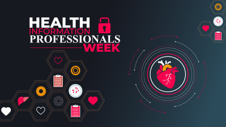 Health Information Professionals, The Backbone of Healthcareのイラスト素材