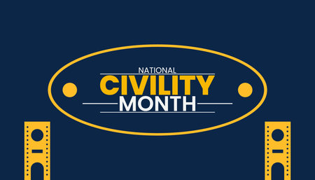 National Civility Month, Building Bridgesのイラスト素材