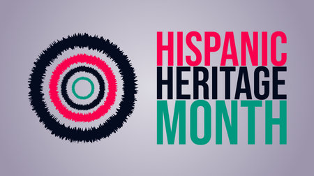 Hispanic Heritage Month, Celebrating Culture and Historyのイラスト素材