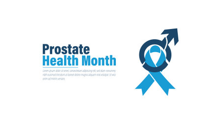 Prostate Health Month, Take Charge of Your Healthのイラスト素材