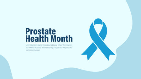 Prostate Health Month, Take Charge of Your Healthのイラスト素材