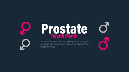 Prostate Health Month, Take Charge of Your Healthのイラスト素材