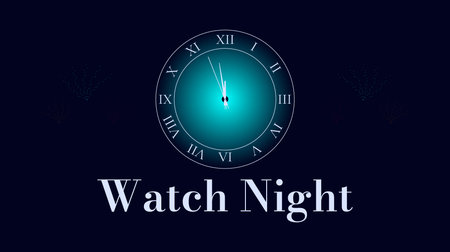 Watch Night Traditions and New Year Eve Vigilのイラスト素材