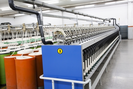 textile spinning mill の写真素材