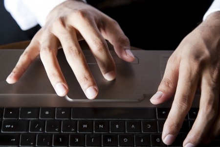close up of a businessman,s hands