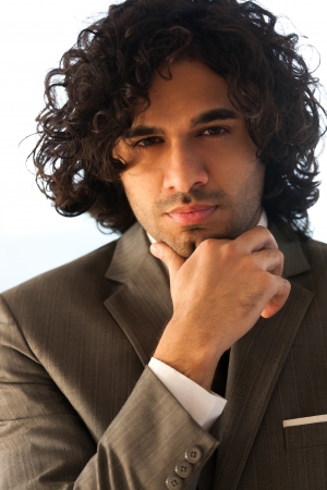 portrait of a Hispanic businessmanの写真素材