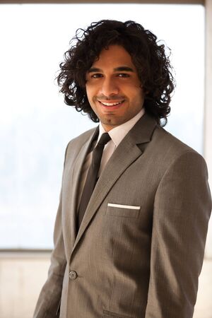 portrait of a Hispanic businessmanの写真素材