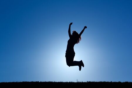 celebration jumpの写真素材