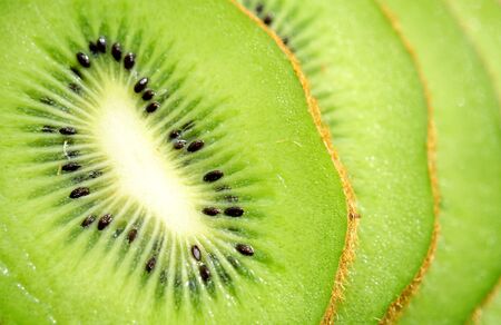 close up of kiwi fruitの写真素材