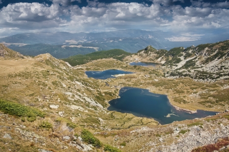 Lakes in Rila mountain, Bulgariaの写真素材