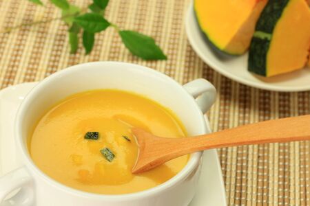 pumpkin soupの写真素材