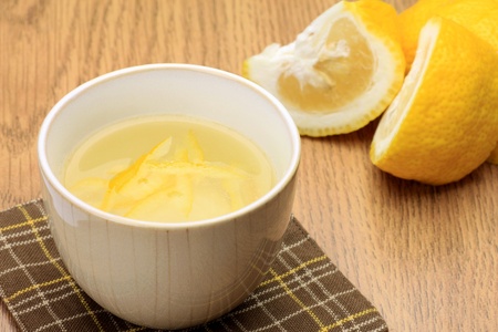 This is Japanese citron tea.の写真素材