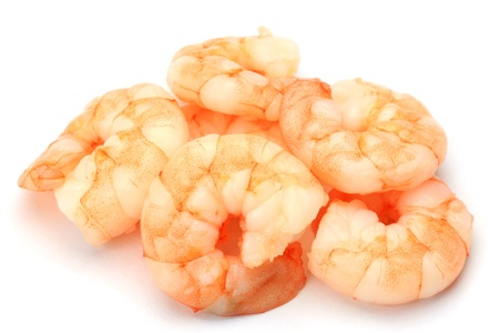 This is the shrimp which I boiled の写真素材