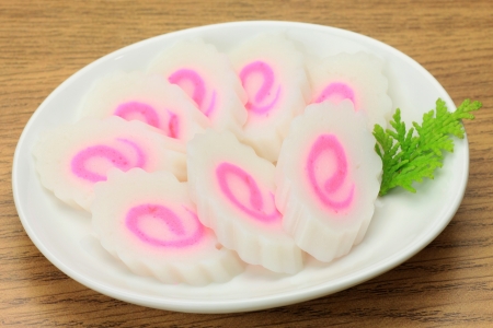 This is called narutomaki by Japanese food の写真素材