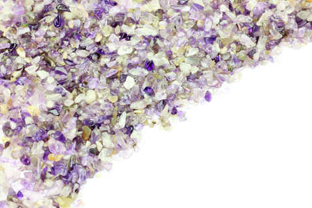 Amethyst in a white background の写真素材