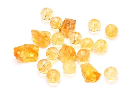 This is citrine of the natural stone.