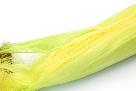 corn on white