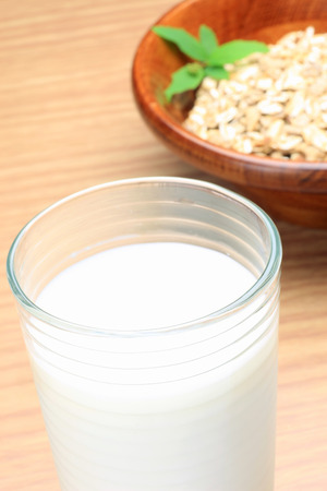 cereal and milkの写真素材