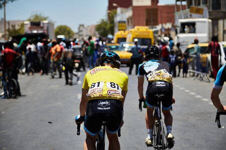 Tour du Senegal 2017 from Dakar to Dakar 8 Stages WInner Islam Mansouri.のeditorial素材