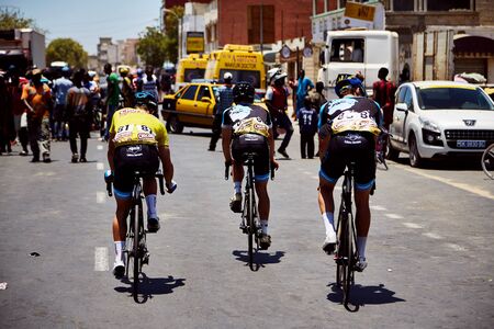 Tour du Senegal 2017 from Dakar to Dakar 8 Stages WInner Islam Mansouri.のeditorial素材