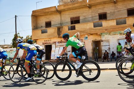 Tour du Senegal 2017 from Dakar to Dakar 8 Stages WInner Islam Mansouri.のeditorial素材