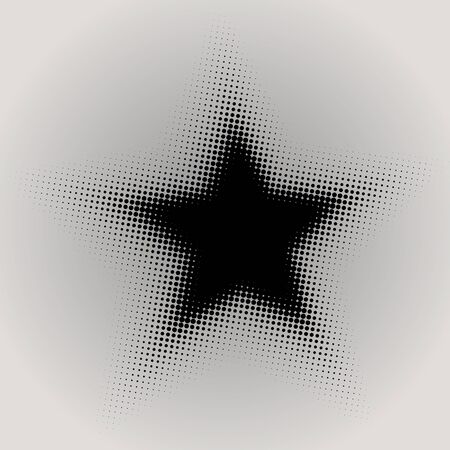 Black Paint Vector Star . Grunge black inkのイラスト素材
